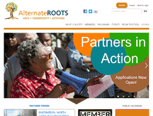 Tablet Screenshot of alternateroots.org